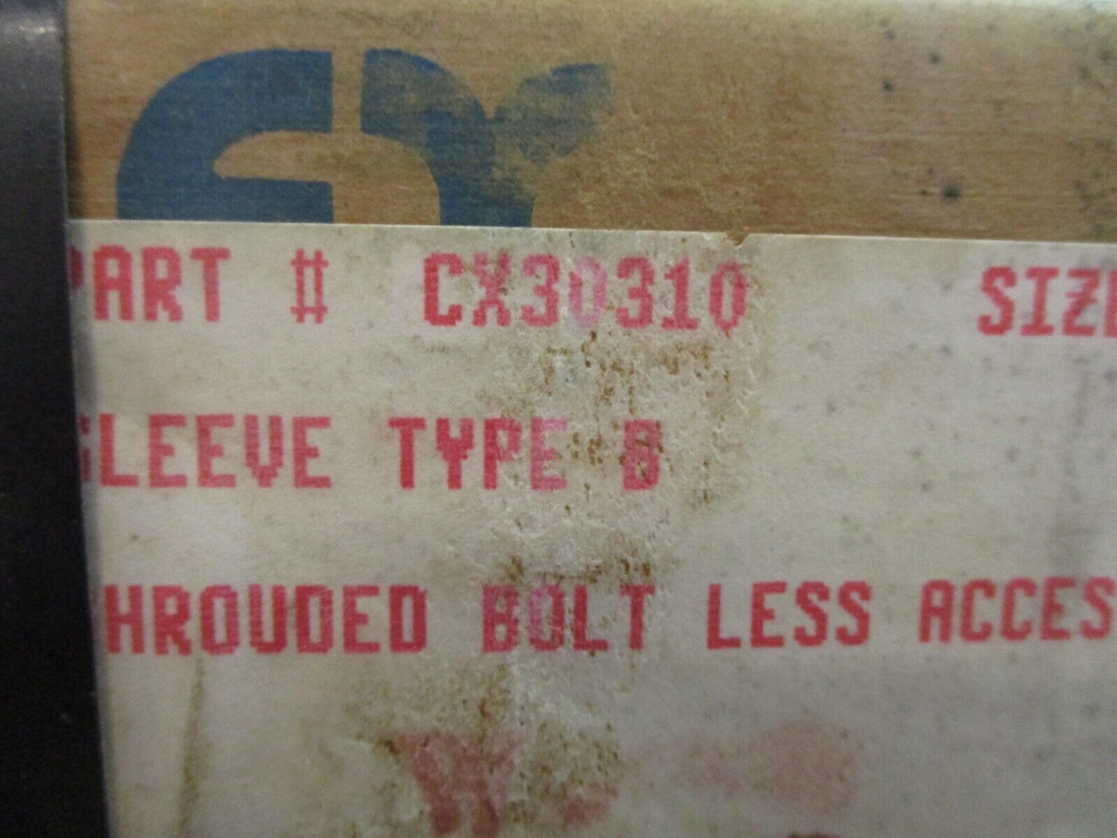 Kop-Flex Coupling Sleeve CX30310 Size: 3.0 Type B New Surplus
