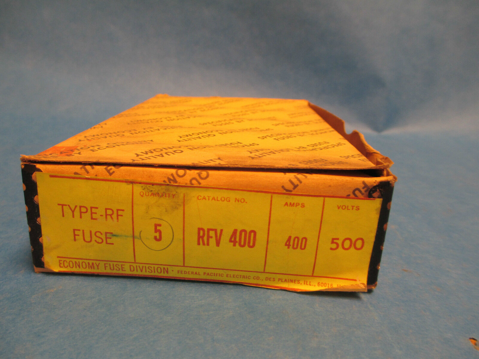 Economy Semiconductor Fuse RFV400 *Box Of 5* New Surplus