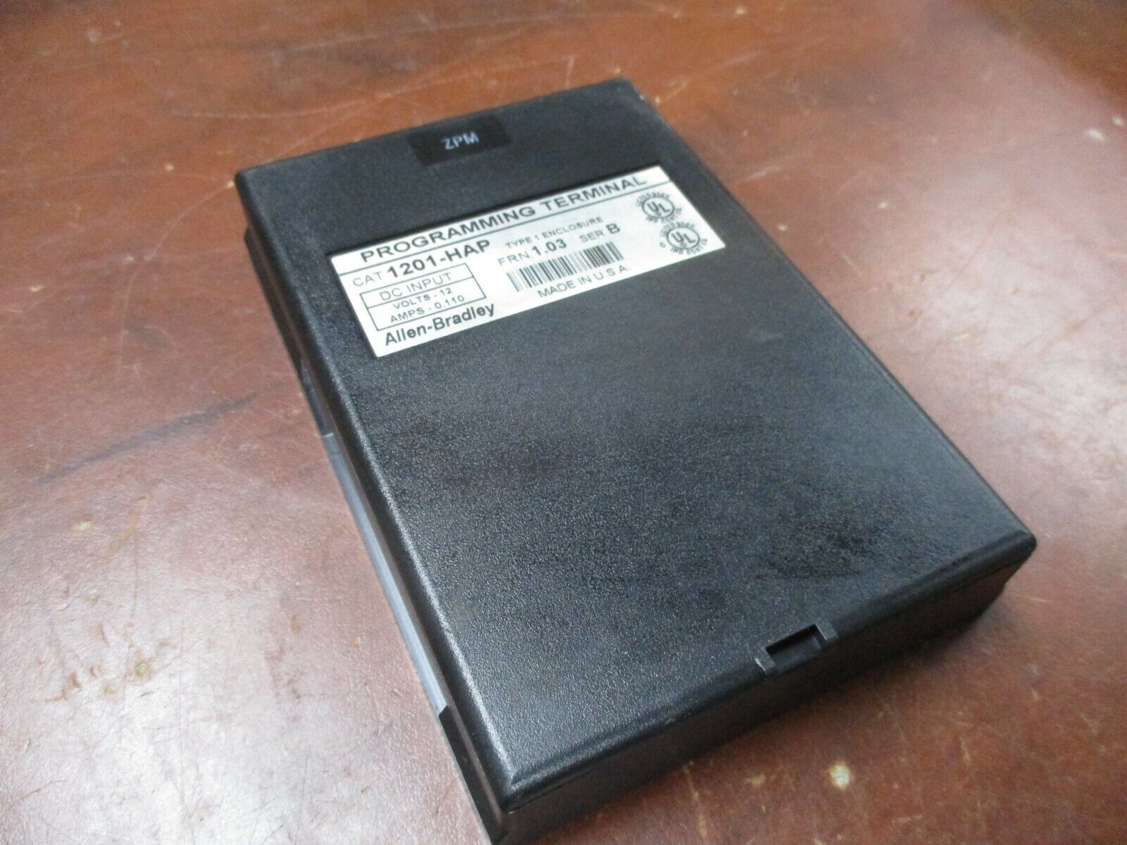 Allen-Bradley Programming Terminal Keypad 1201-HAP Ser. B FRN: 1.03 Used