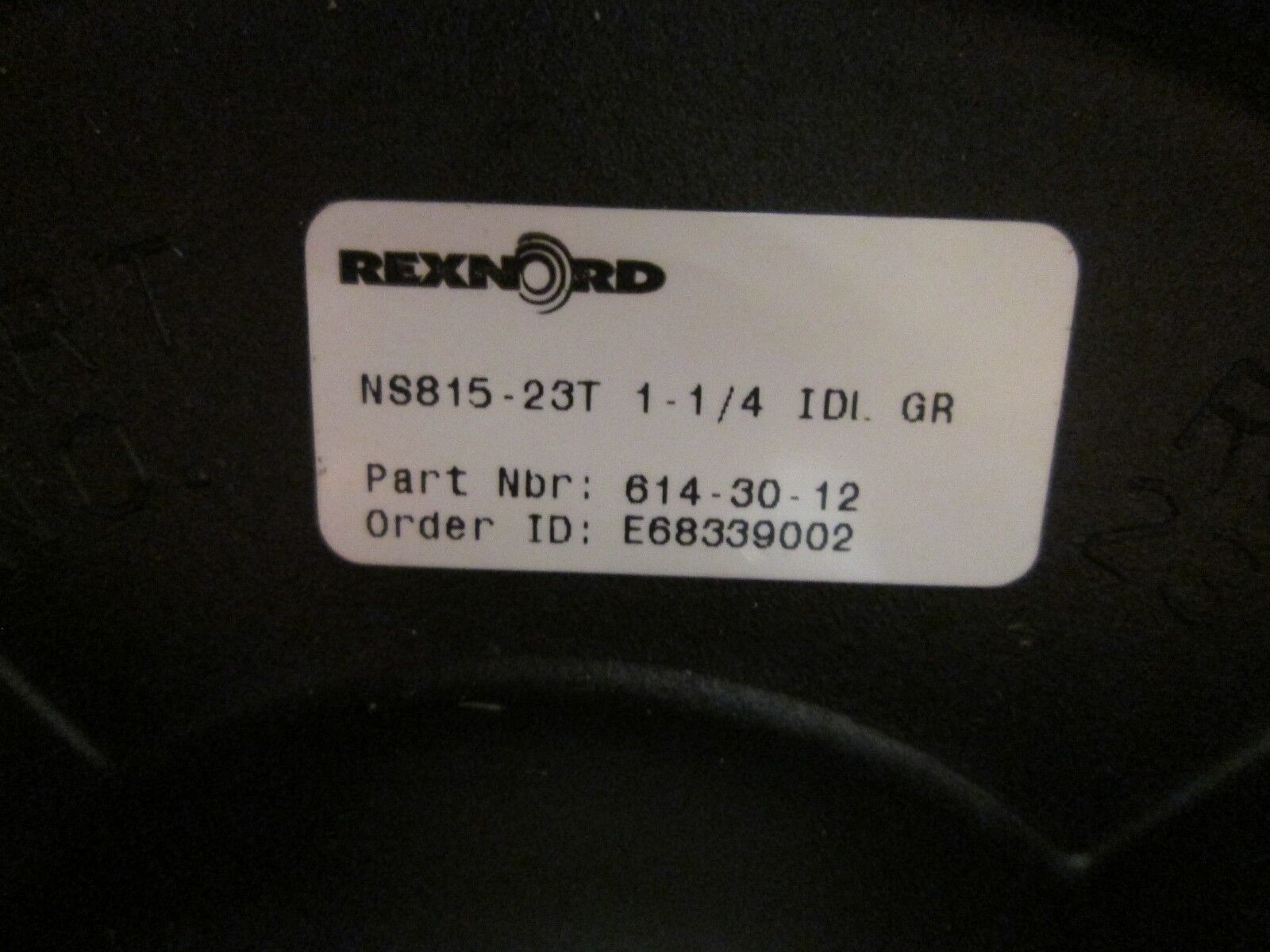 Rexnord Idler Roller Chain Sprocket 614-30-12 NS815-23T 1-1/4 IDL GR Used