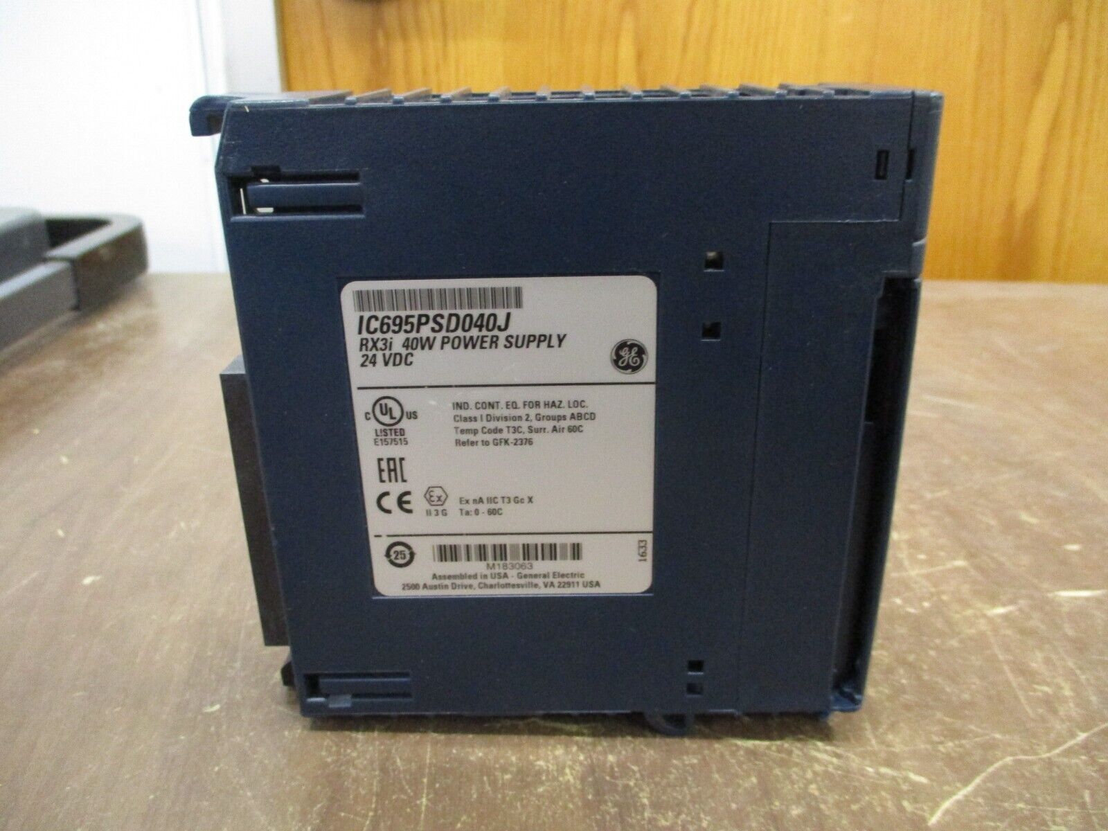 GE Fanuc RX3: 40W Power Supply Module IC695PSD040J 24VDC Used