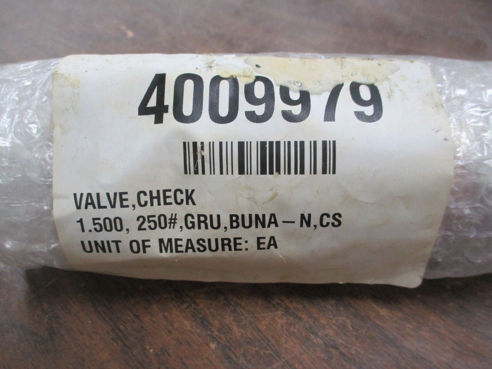 Festo GRU Check Valve 4009979 Size: 1.5" New Surplus