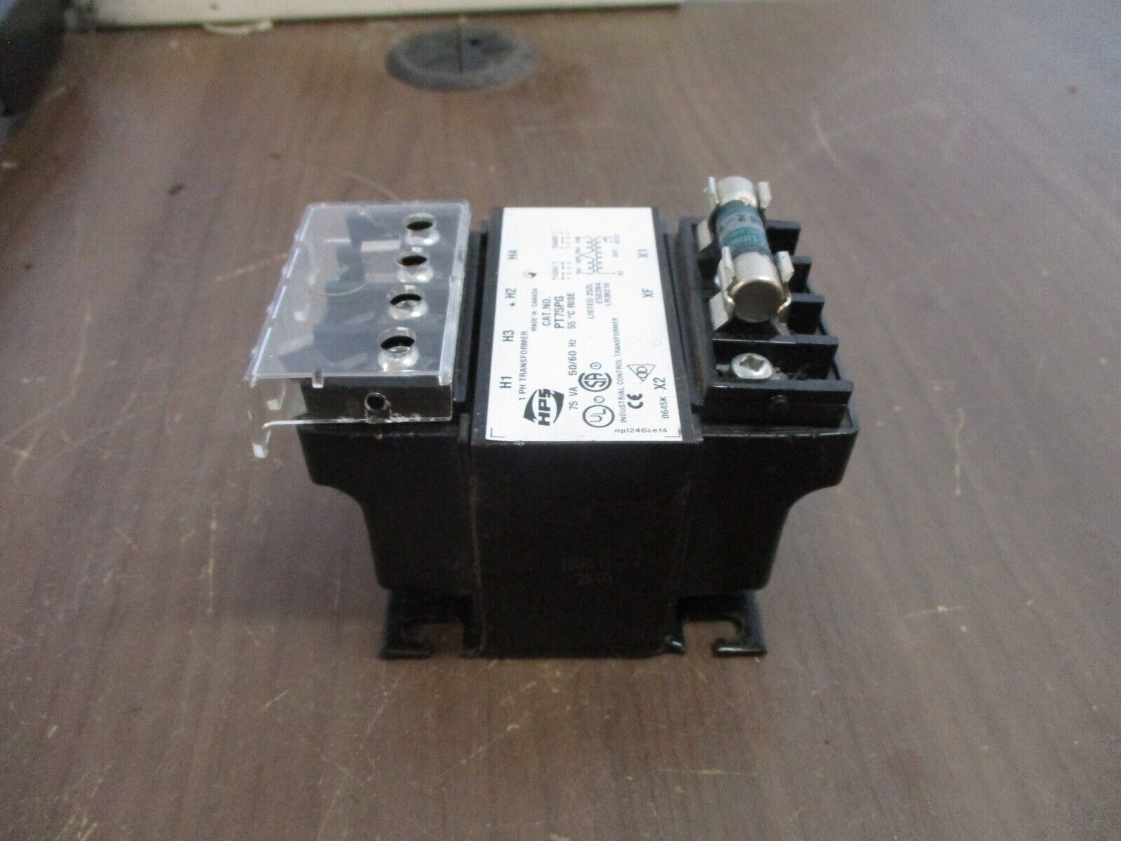 Hammond Control Transformer PT75PG 75VA Pri: 120/240V Sec: 24V 1Ph 50/60Hz Used