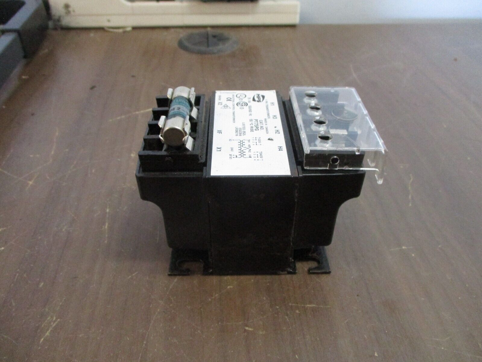 Hammond Control Transformer PT75PG 75VA Pri: 120/240V Sec: 24V 1Ph 50/60Hz Used