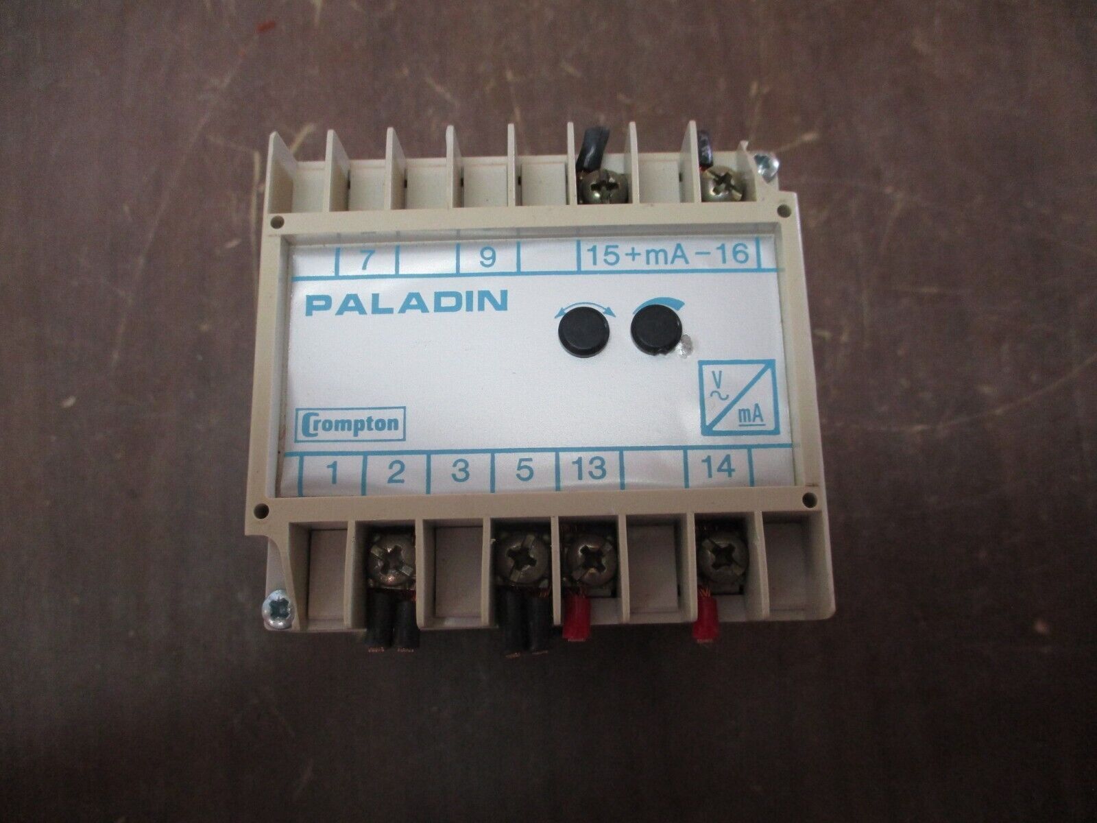Crompton Paladin Transducer 253-TVLU 120V 60Hz Used