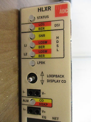 ADC Soneplex HDSL Module SPX-HLXRD4A 42-208VDC 0.260A Used