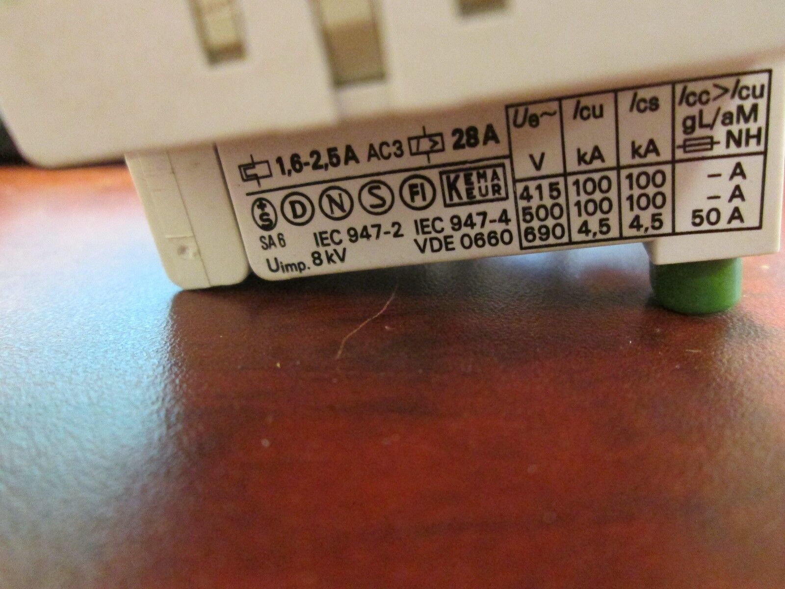 Allen Bradley, Manual Starter, 140-MN-0250, W/ Aux. Contact, Lot of 2, Used