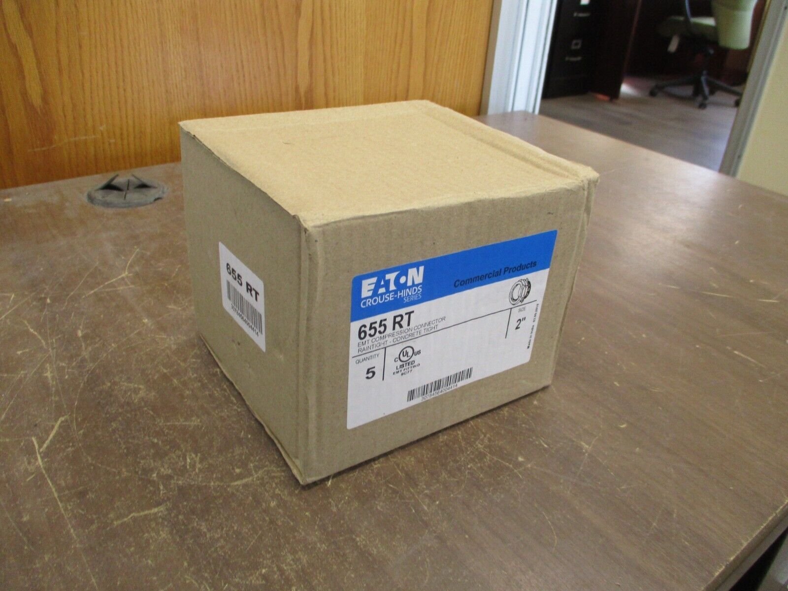 Eaton Crouse-Hinds EMT Compression Connector 655 RT Raintight / Concrete Tight