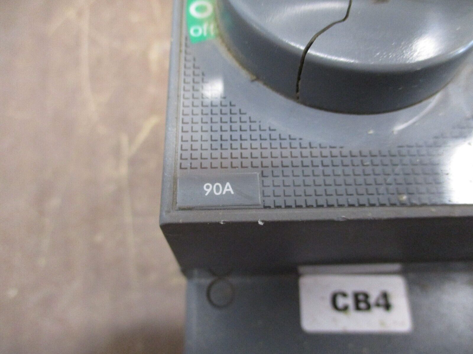 ABB Tmax Breaker Disconnect T1N 90 90A 600V 3P *Chipped* *Cracked* Used