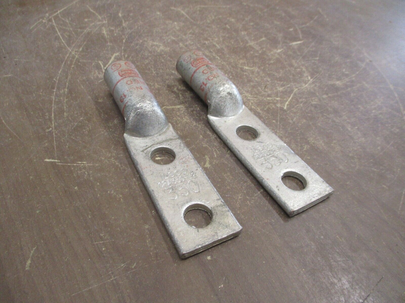 Ilsco Crimp Lug CRA350-L2 2-Hole 350MCM *Lot of 2* *No Box* New Surplus