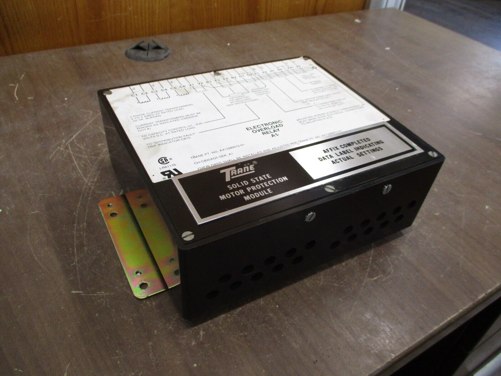 Trane Electronic Overload Relay AX13280072-01 Used