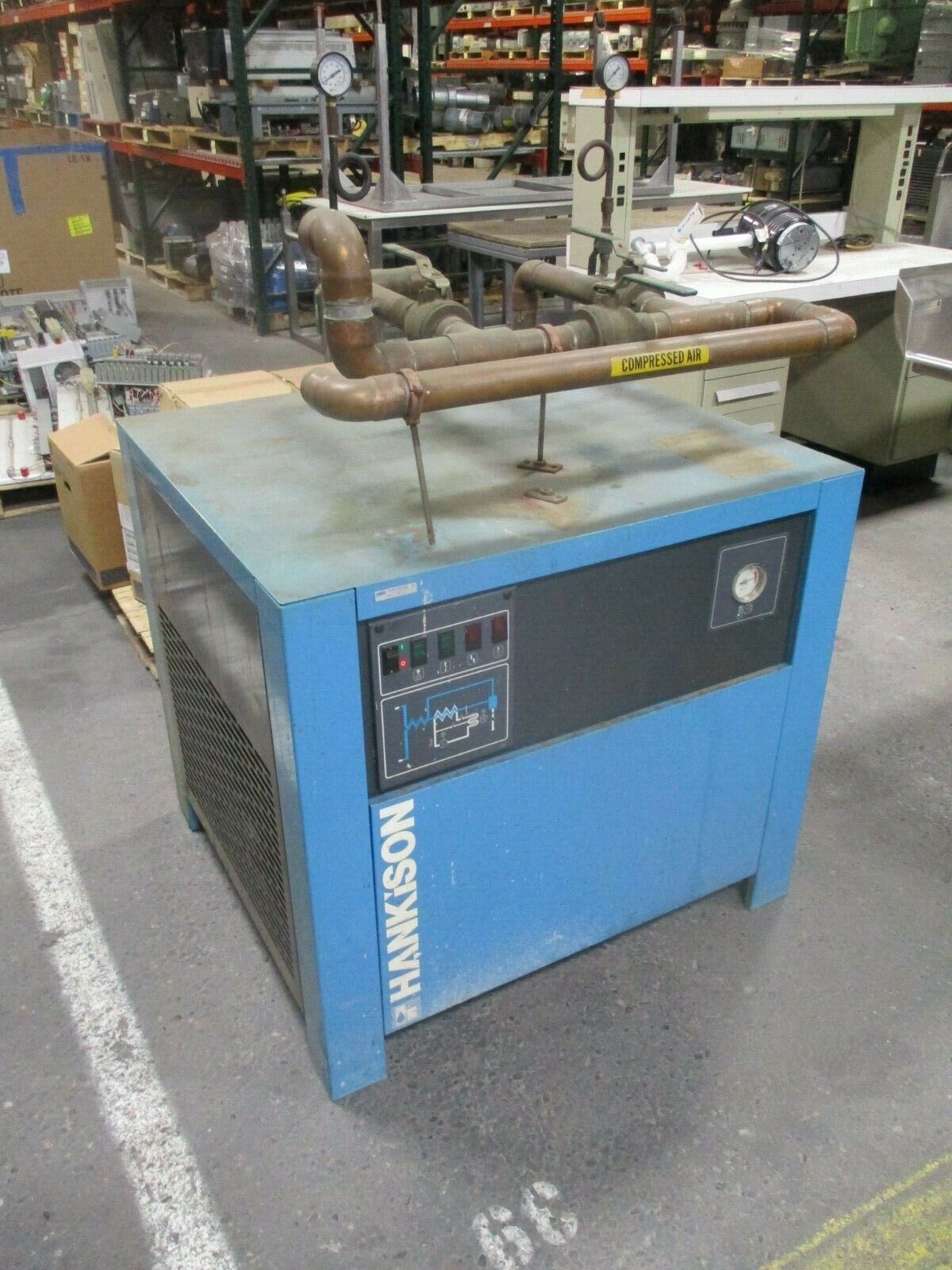 Hankison Compressed Air Dryer PR250-460 250CFM@100PSIG 460V 3PH 60Hz Used