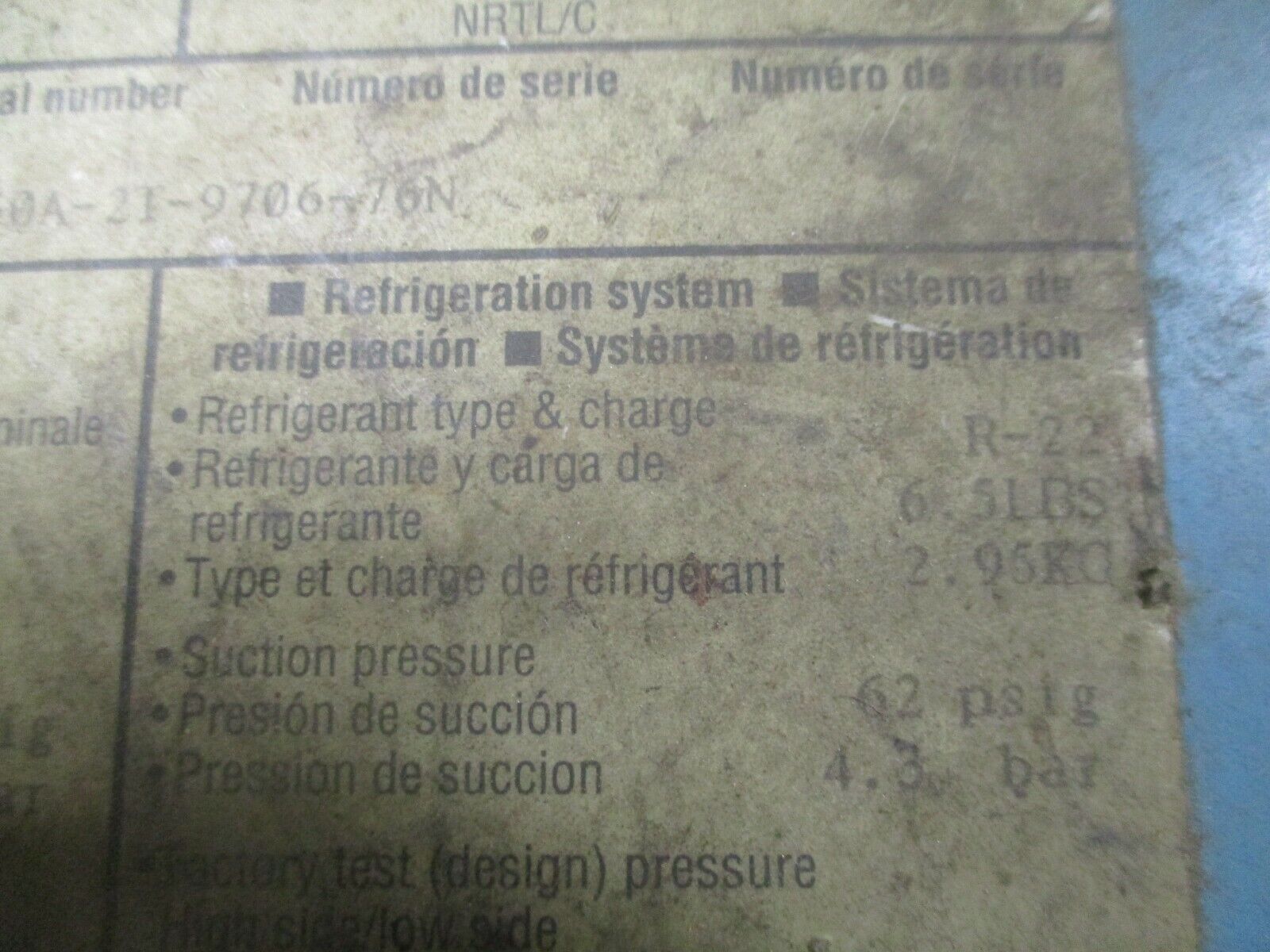 Hankison Compressed Air Dryer PR250-460 250CFM@100PSIG 460V 3PH 60Hz Used