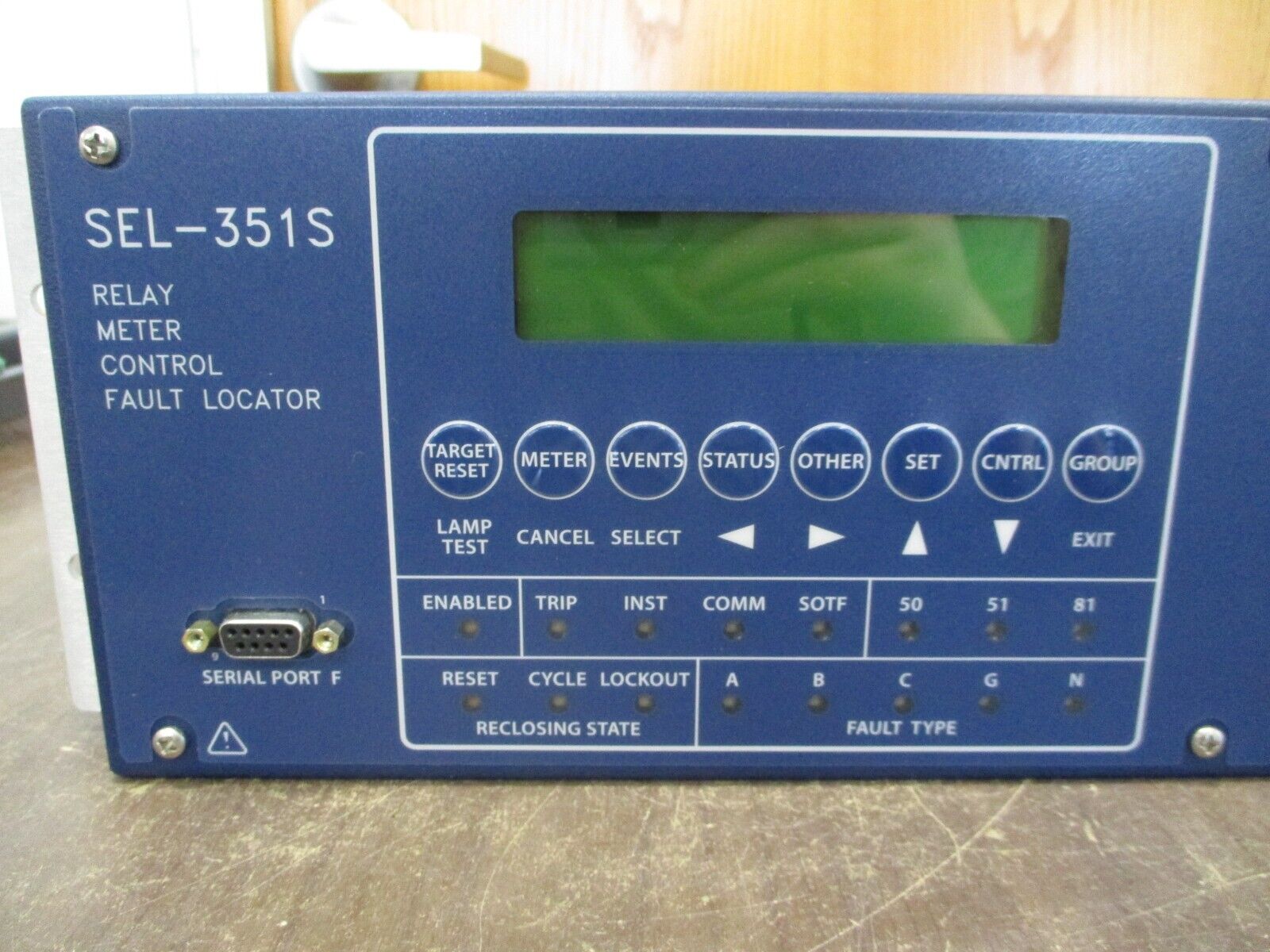 SEL SEL-351S Relay Meter Control Fault Locator 0351S6YH34554XX New Surplus