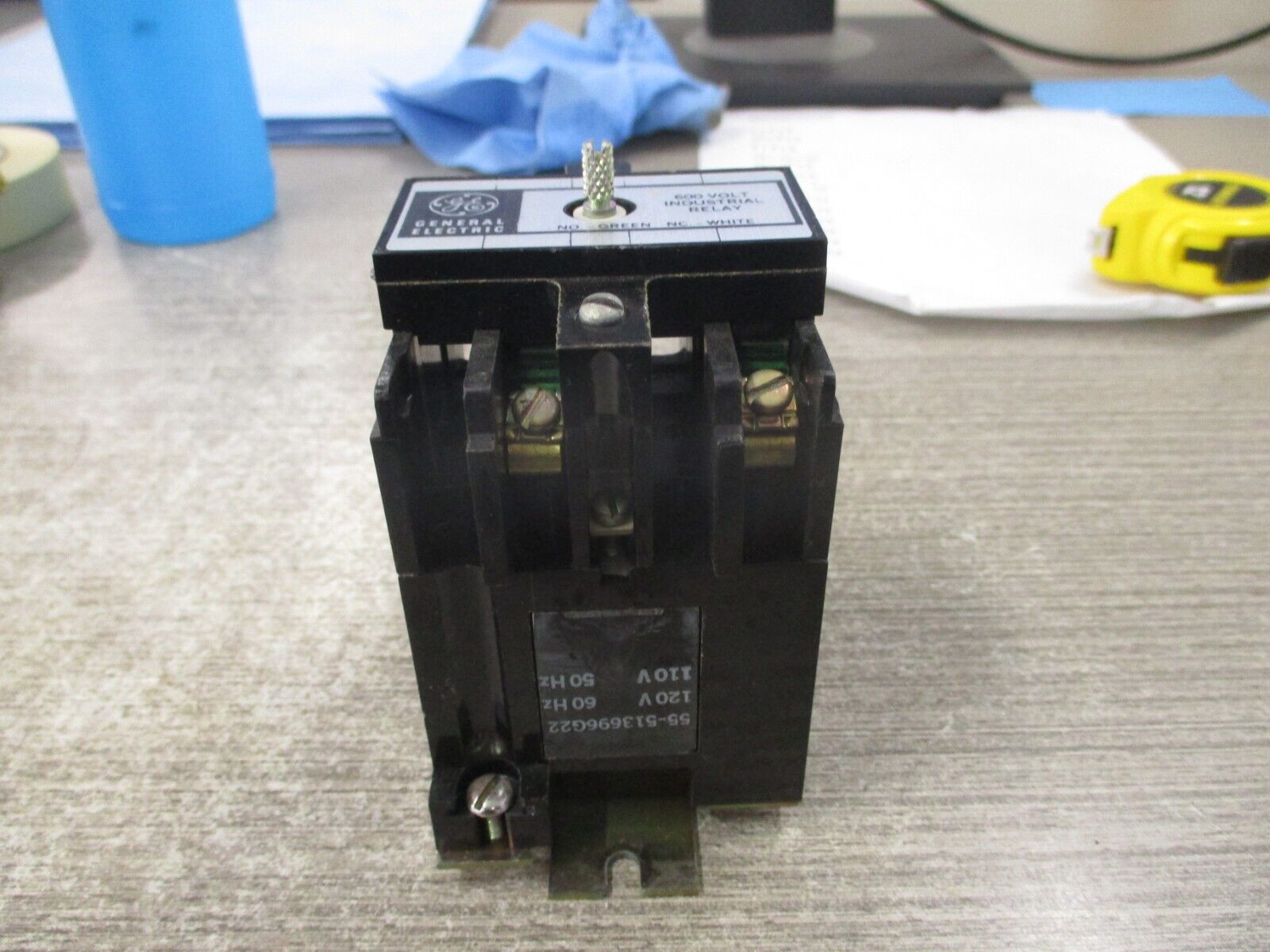 GE Contactor CR120B02022 120V Coil Used