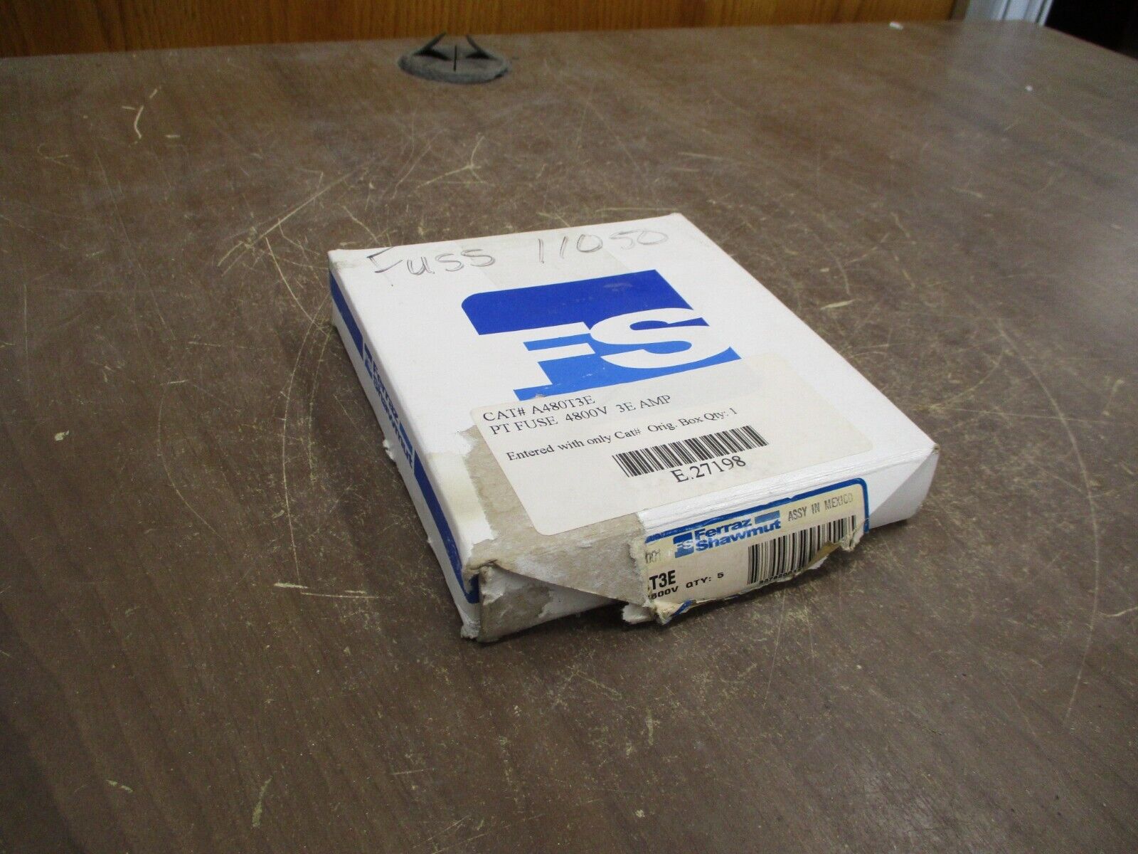 Ferraz Shawmut Amp-Trap Fuse A480T3E 4800V 3E *Box of 6* New Surplus