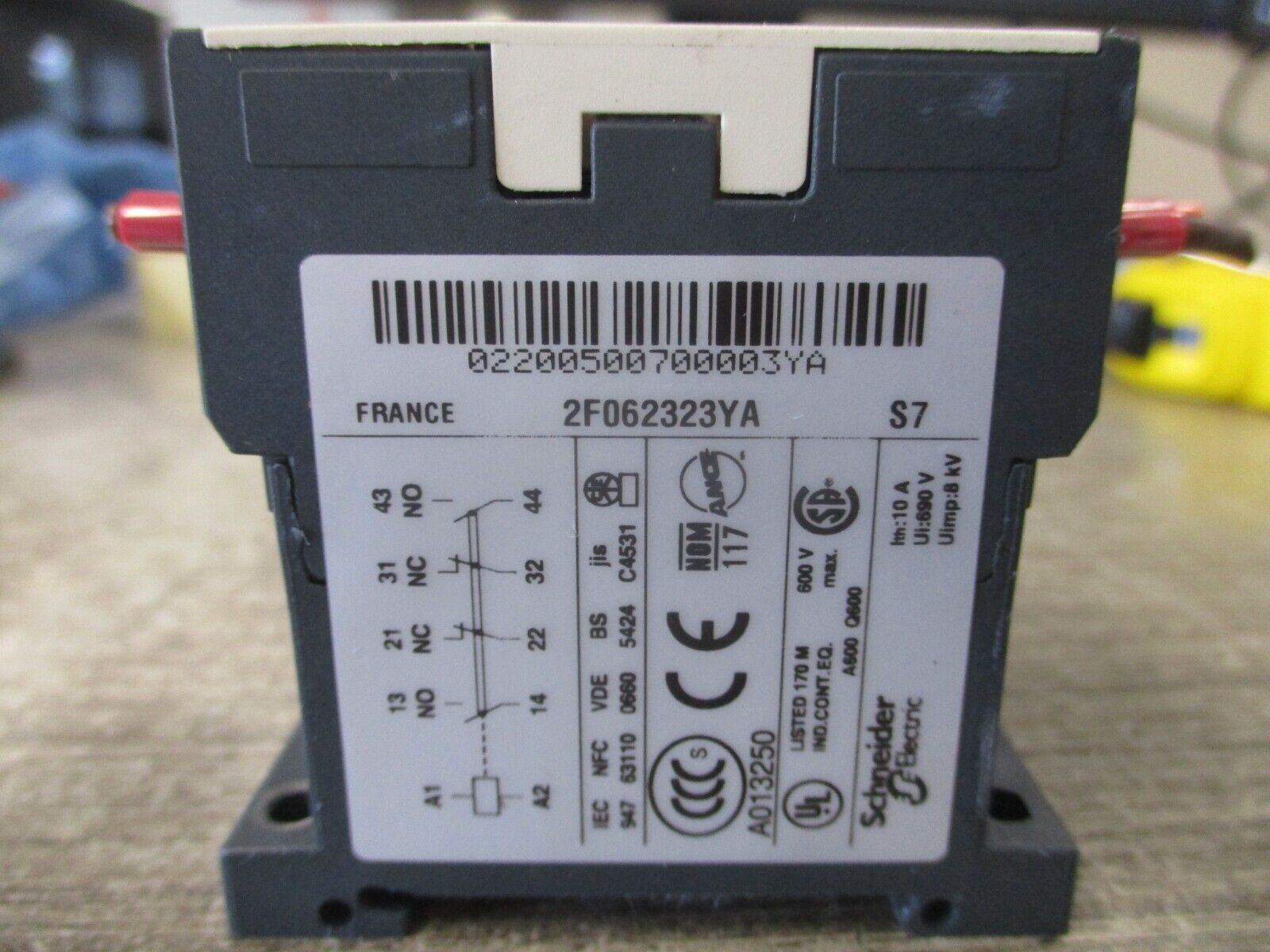 Telemecanique Contactor CA2KN 22S7 500V 50/60Hz Used