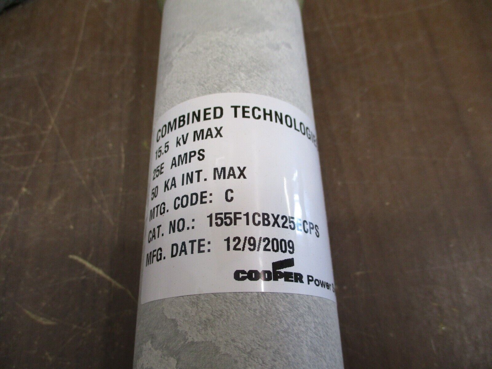 Cooper X-Limiter Fuse 155F1CBX25ECPS 25E 15.5kV New Surplus