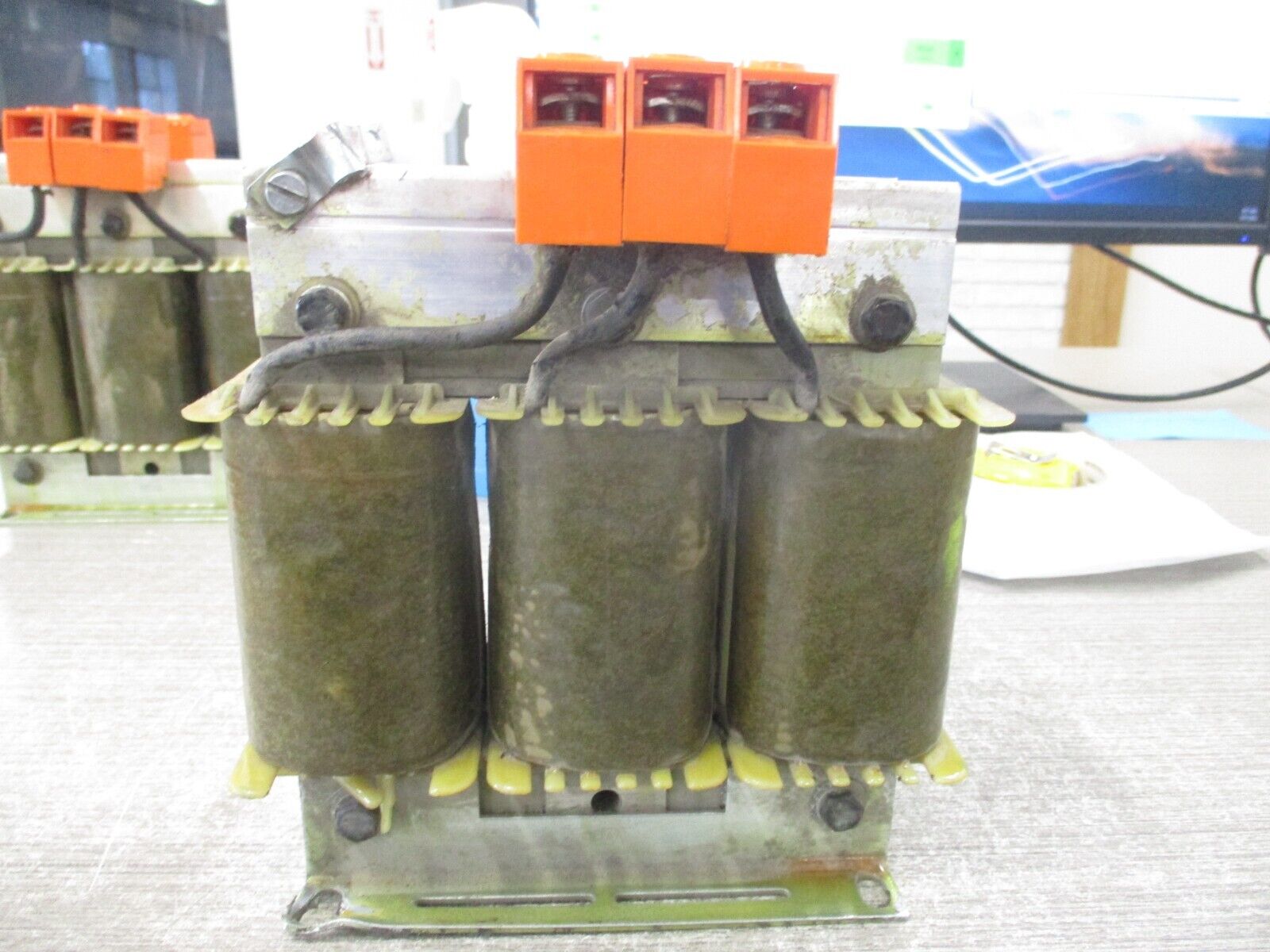 Lenze Line Reactor EZN3A0150H024 1.5mH 3Ph *Broken Terminal* *Bent Ground*