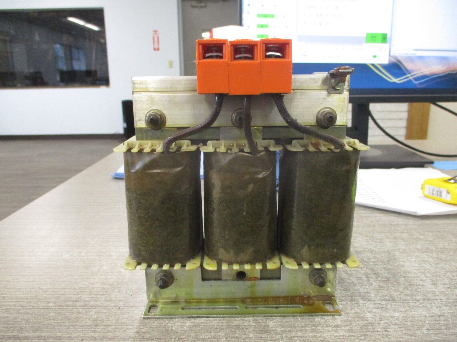 Lenze Line Reactor EZN3A0150H024 1.5mH 3Ph *Missing Screw* Used