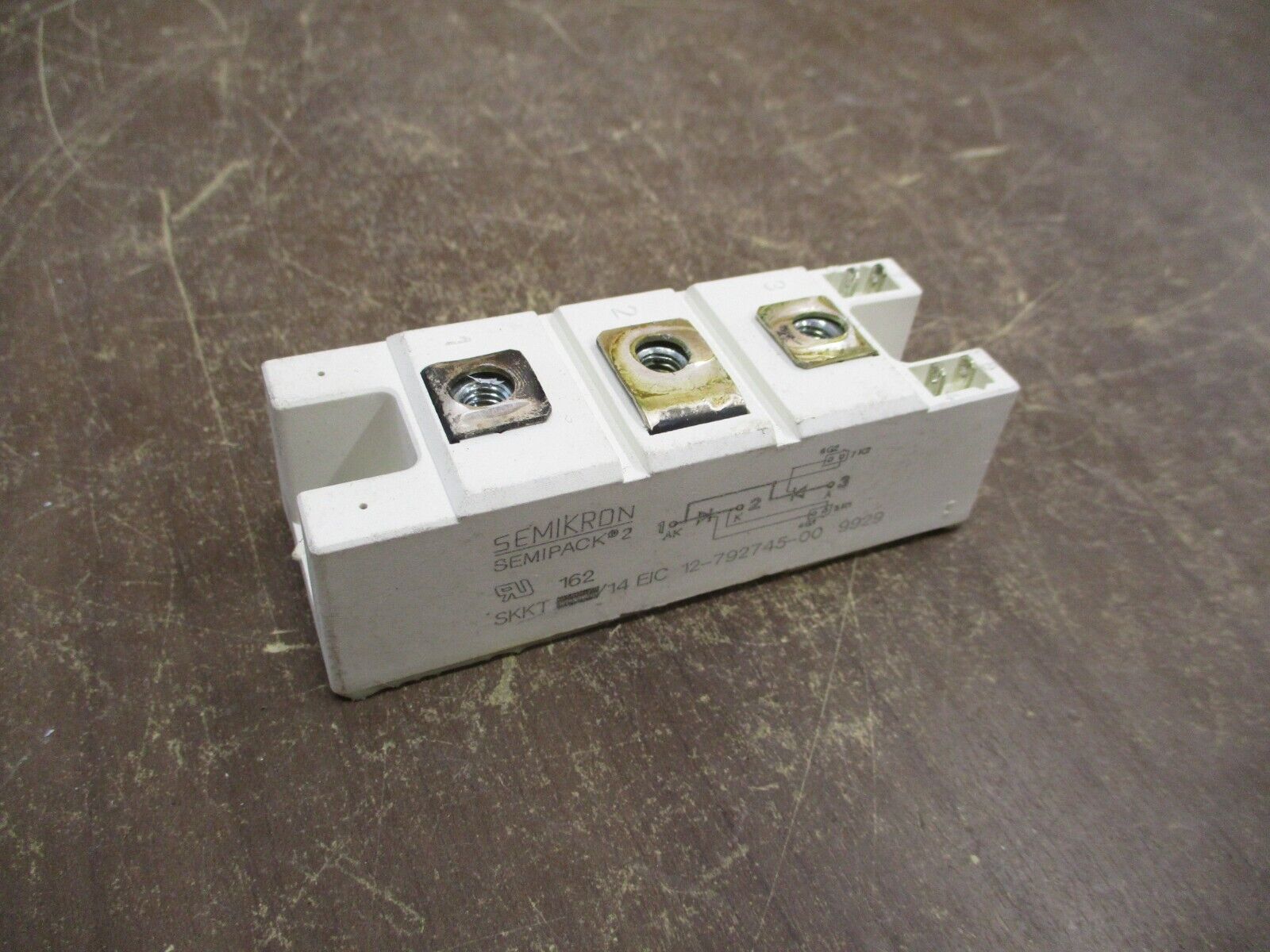 Semikron SKKT 162/14 EIC Power Module 12-792745-00 Used