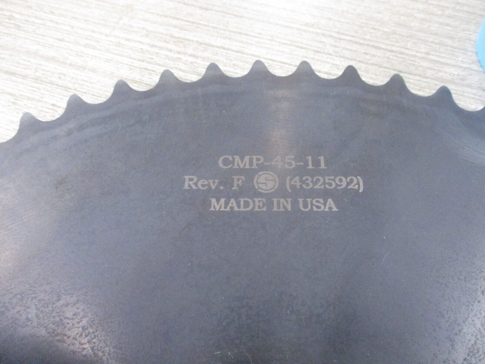CMP CMP-45-11 Sprocket 432592 Rev. F Used