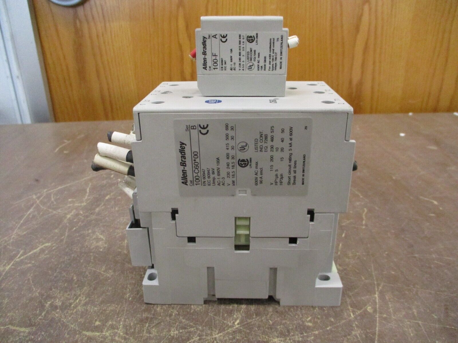 Allen-Bradley Contactor 100-C60*00 Ser. B 120V Coil 60A 600V Used