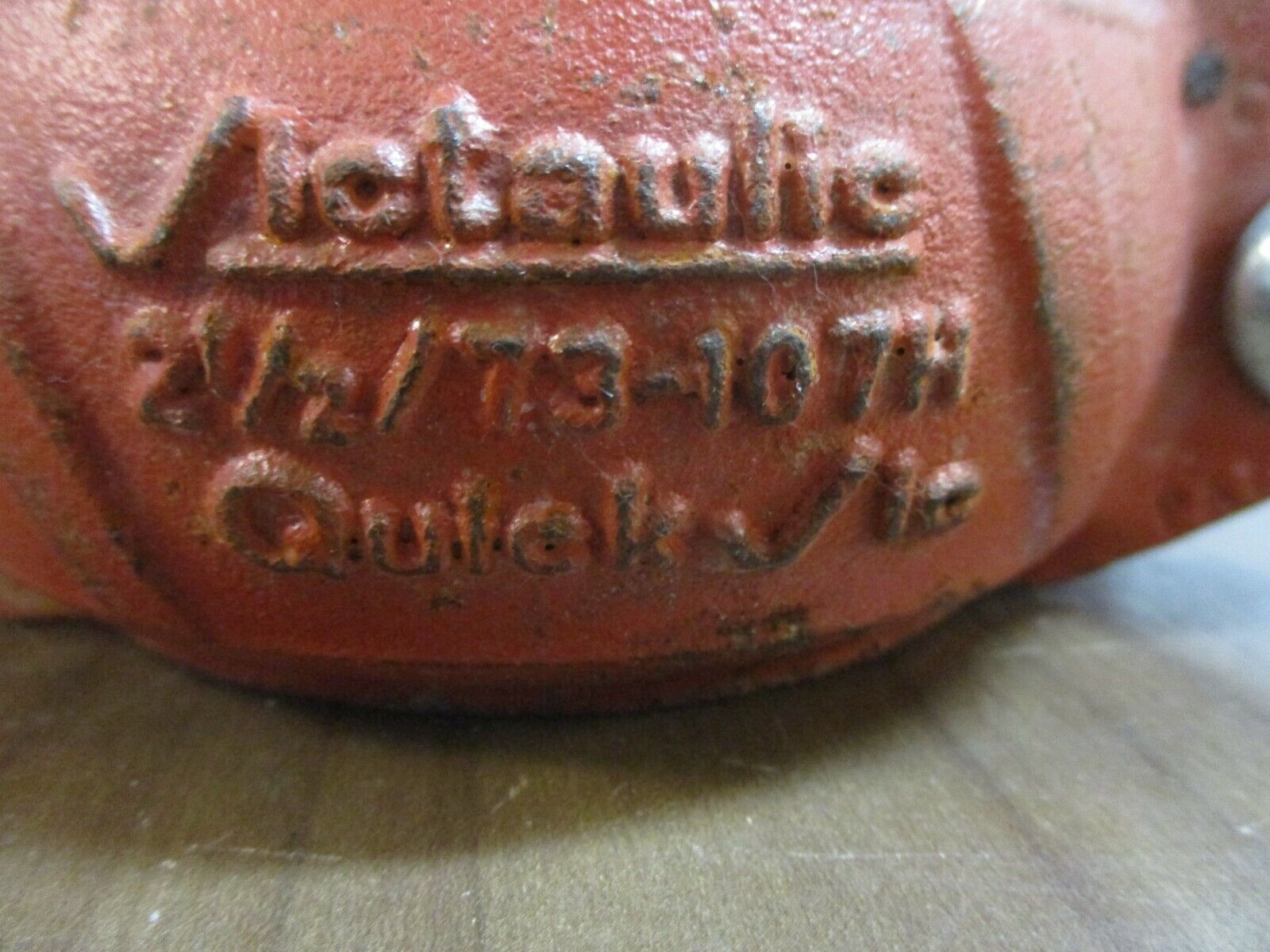 Victaulic Quick Vic Pipe Coupling 2½/73-107H 2½" Pipe Size Used