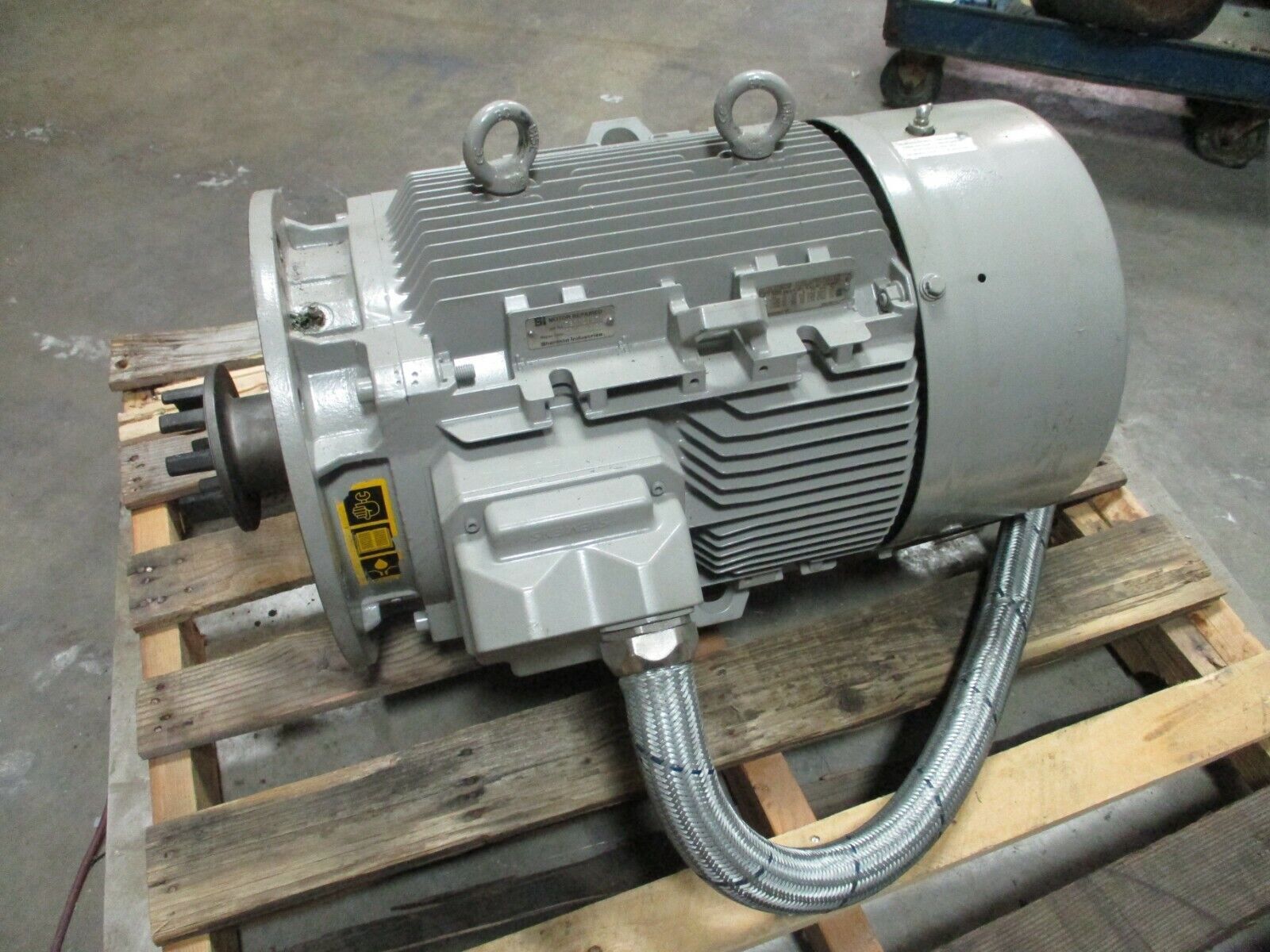 Siemens AC Motor 1LA5207-4AA91-Z126 50HP 3600RPM 200L Frame TEFC Used