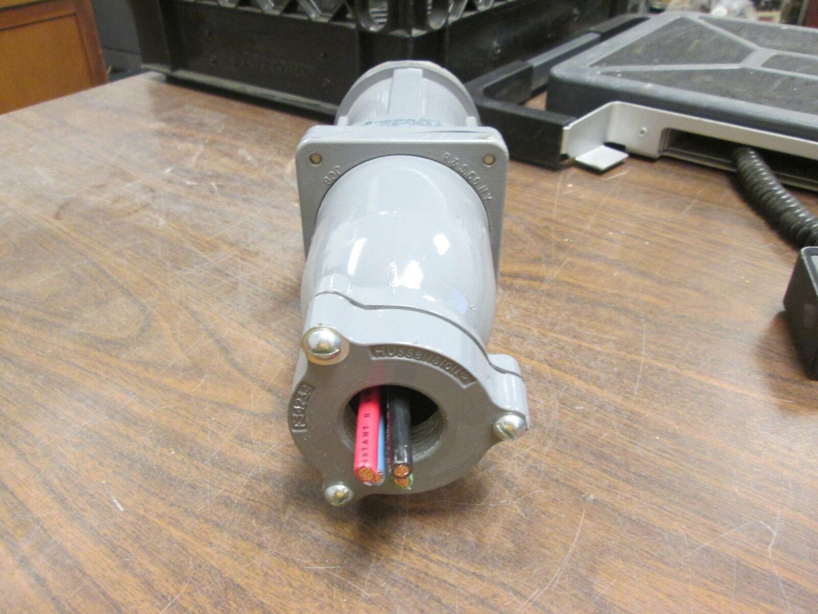 Russellstoll Receptacle 7428-78-JPA63 60A 600V Conduit End Used