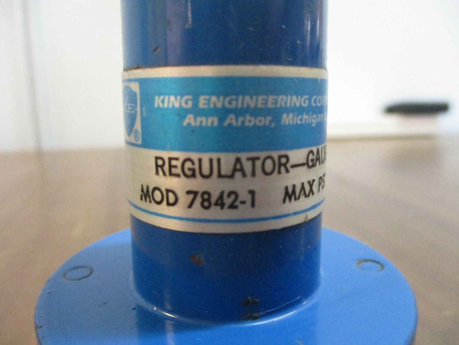 King Enigneering Regulator-Gauge 7842-1 150PSI Used