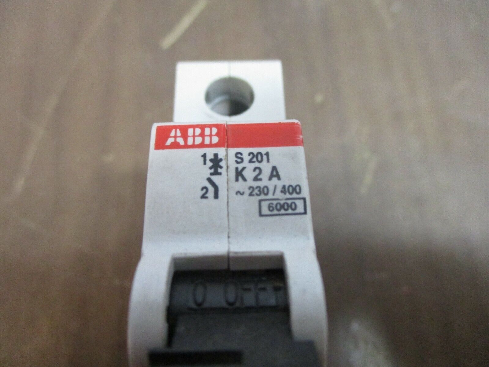 ABB Circuit Breaker S 201 K2A 2A 230/400V 1P Used