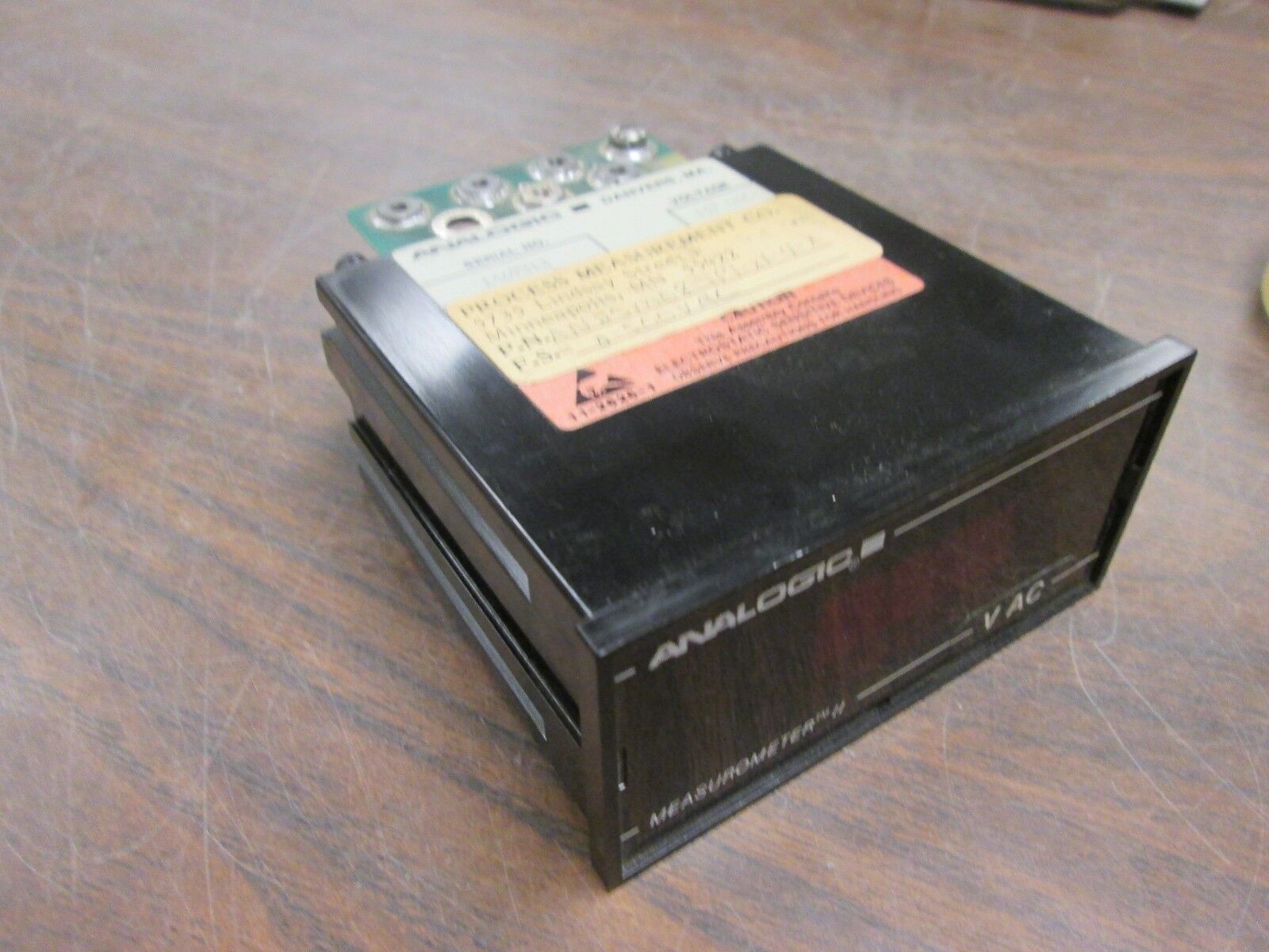 Analogic Measurometer II Watt Meter AN25M08-TP1-XX-4-X 117VAC Used