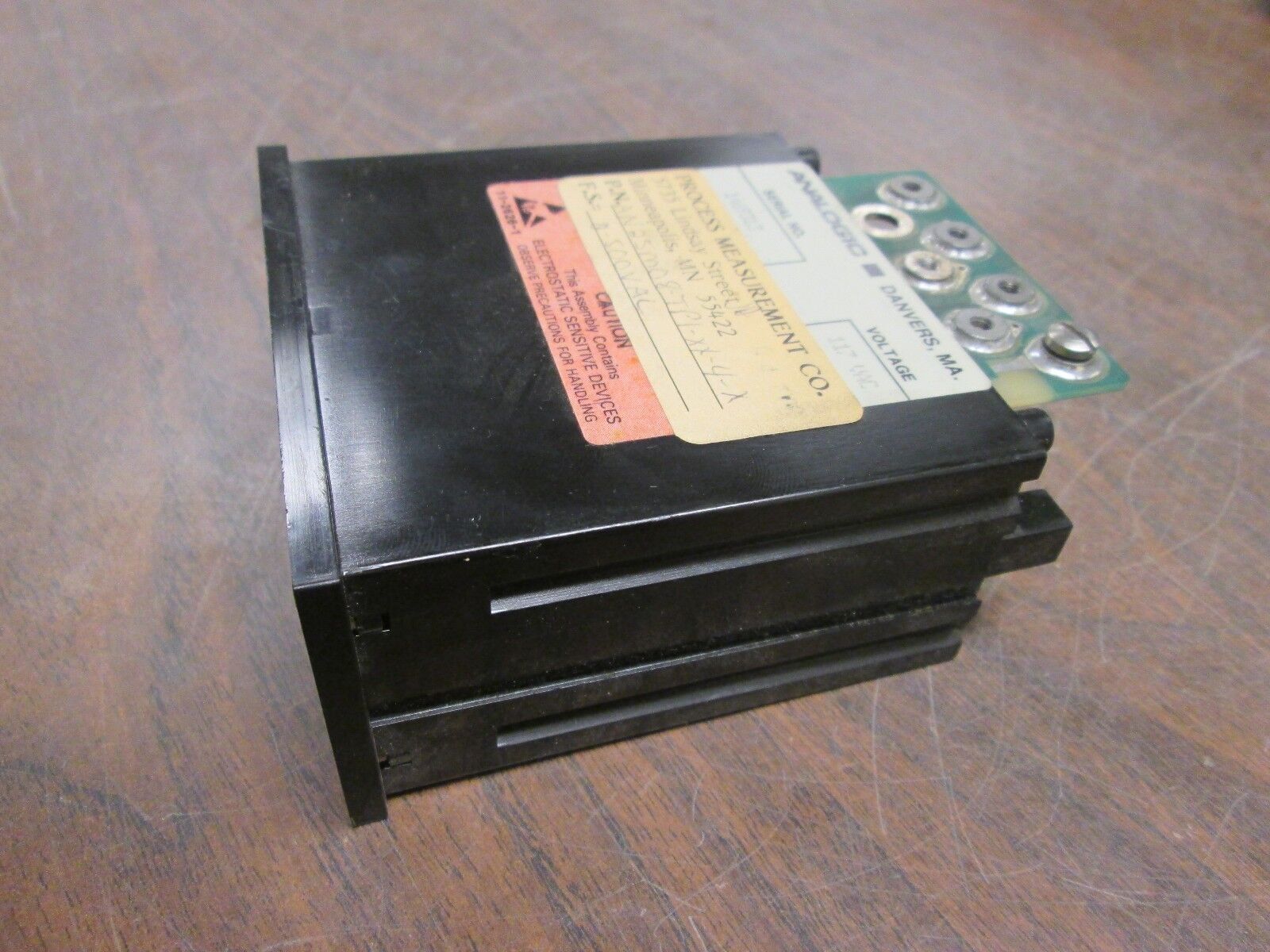 Analogic Measurometer II Watt Meter AN25M08-TP1-XX-4-X 117VAC Used