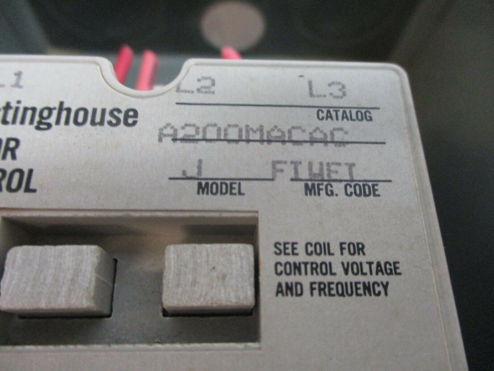 Westinghouse Enclosed Size 00 Starter A200MACAC 240V Coil Type 1 Enclosure Used