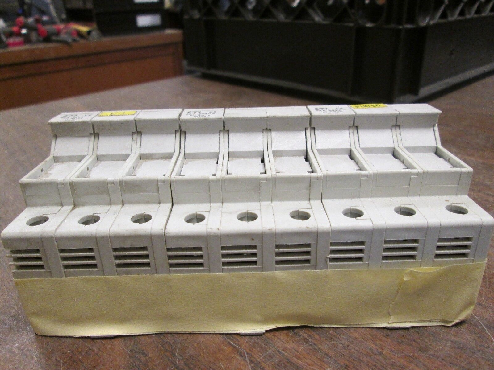 ETI Fuseholder LR 106309 3P 600VAC 30A Lot of 3 Used