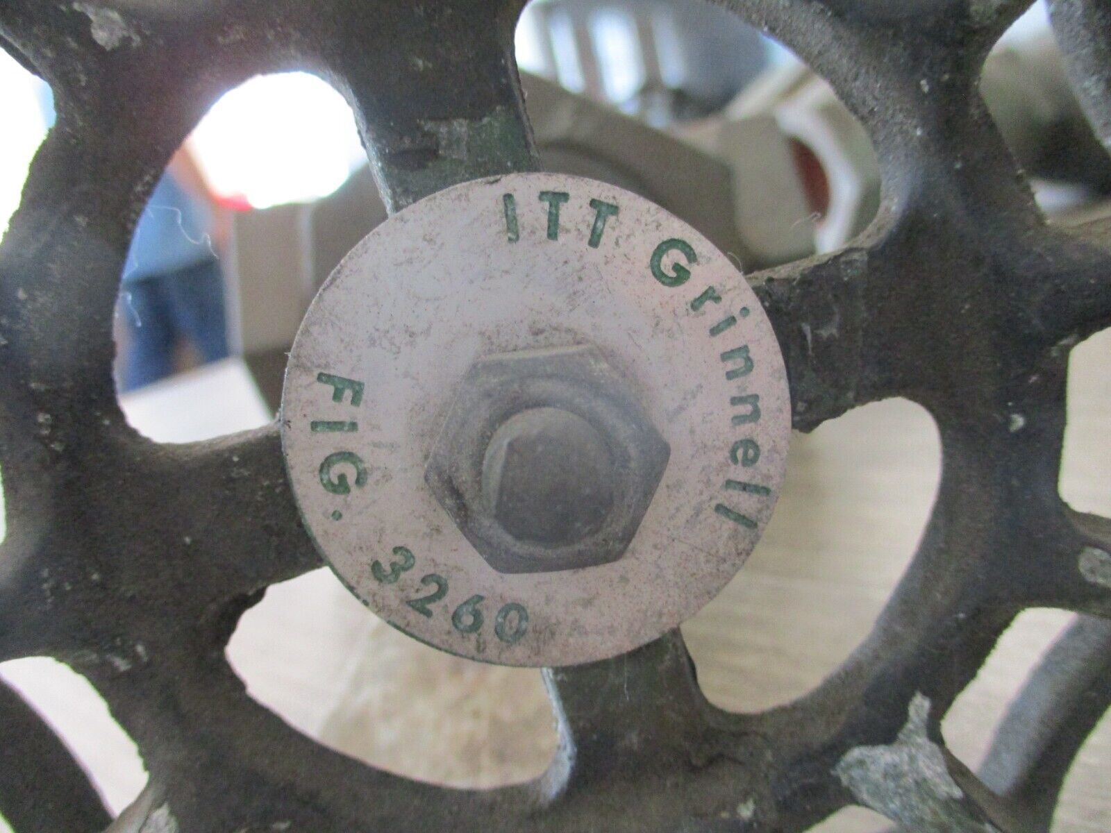 ITT Grinnell Diaphram Valve 3260 1 1/2" Used.