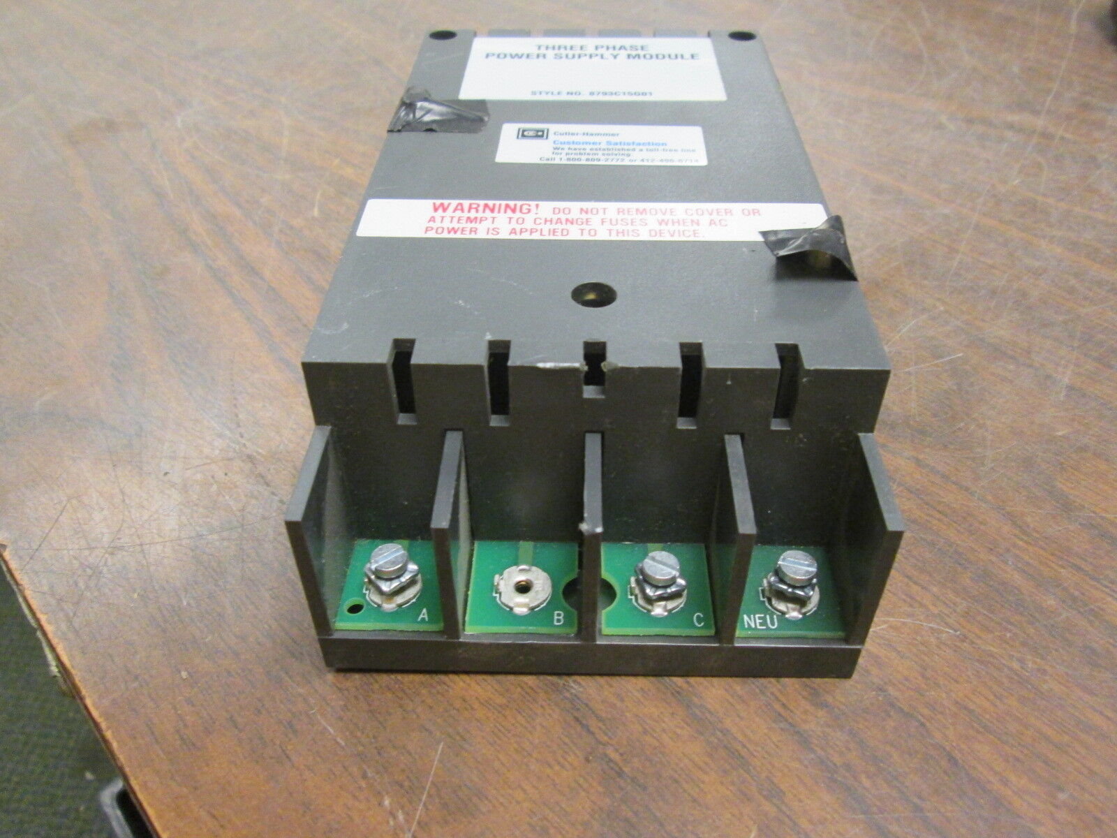 Cutler-Hammer 3-Phase Power Supply Module 8793C15G01 Used