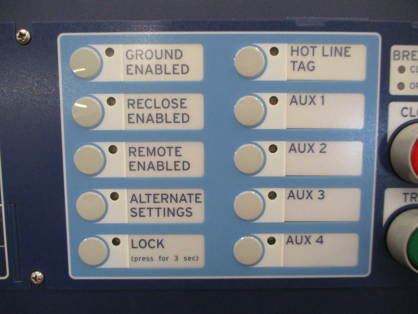 SEL SEL-351S Relay Meter Control Fault Locator 0351S6Y563554X1 Used