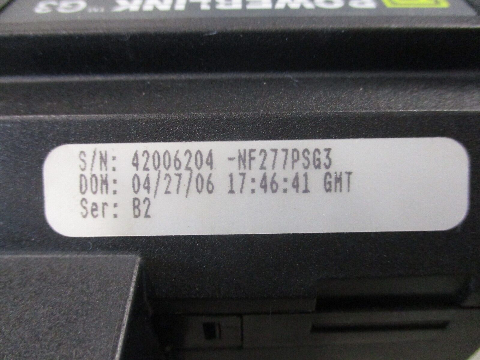 Square D Powerlink G3 Power Supply NF277PSG3 277V 50/60Hz *Wire Cut Short* Used