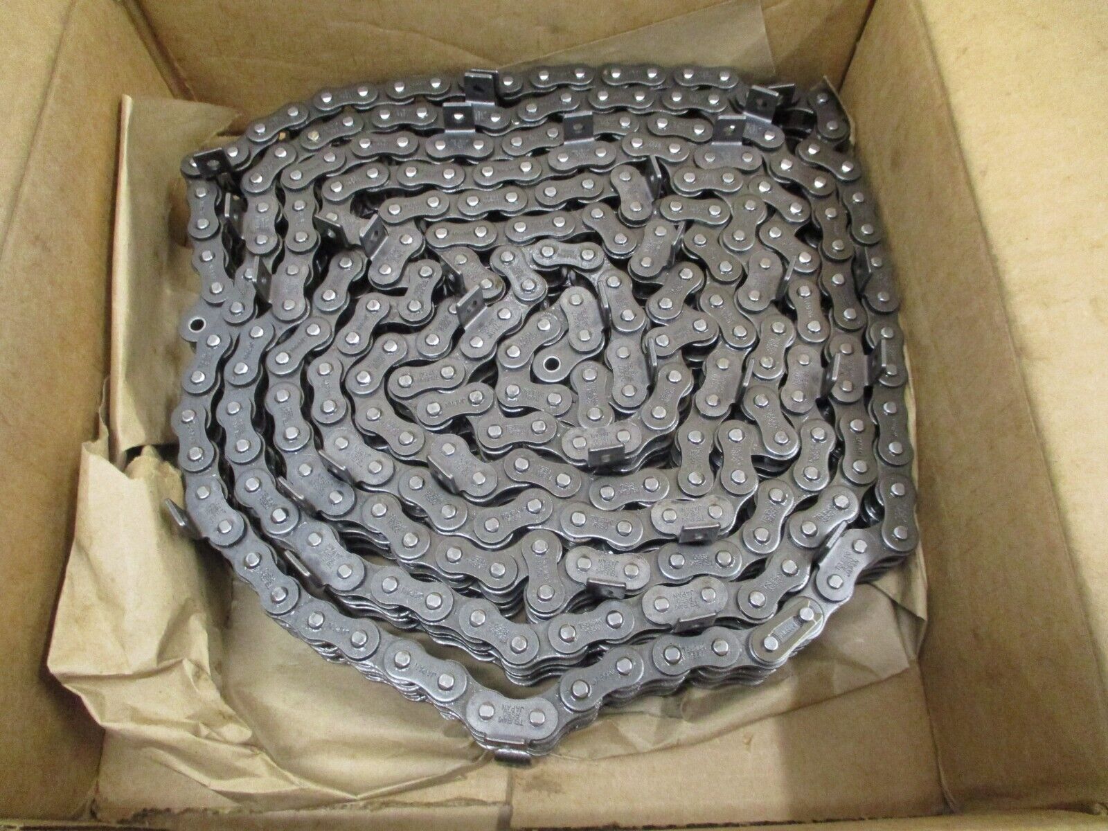 Tsubaki Roller Chain 50-2 Length: 10ft New Surplus