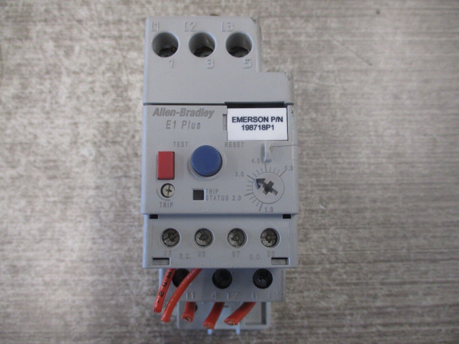 Allen-Bradley E1 Plus Solid State Overload 193-NXLB-EECB Ser. C Trip: 1.0-5.0A