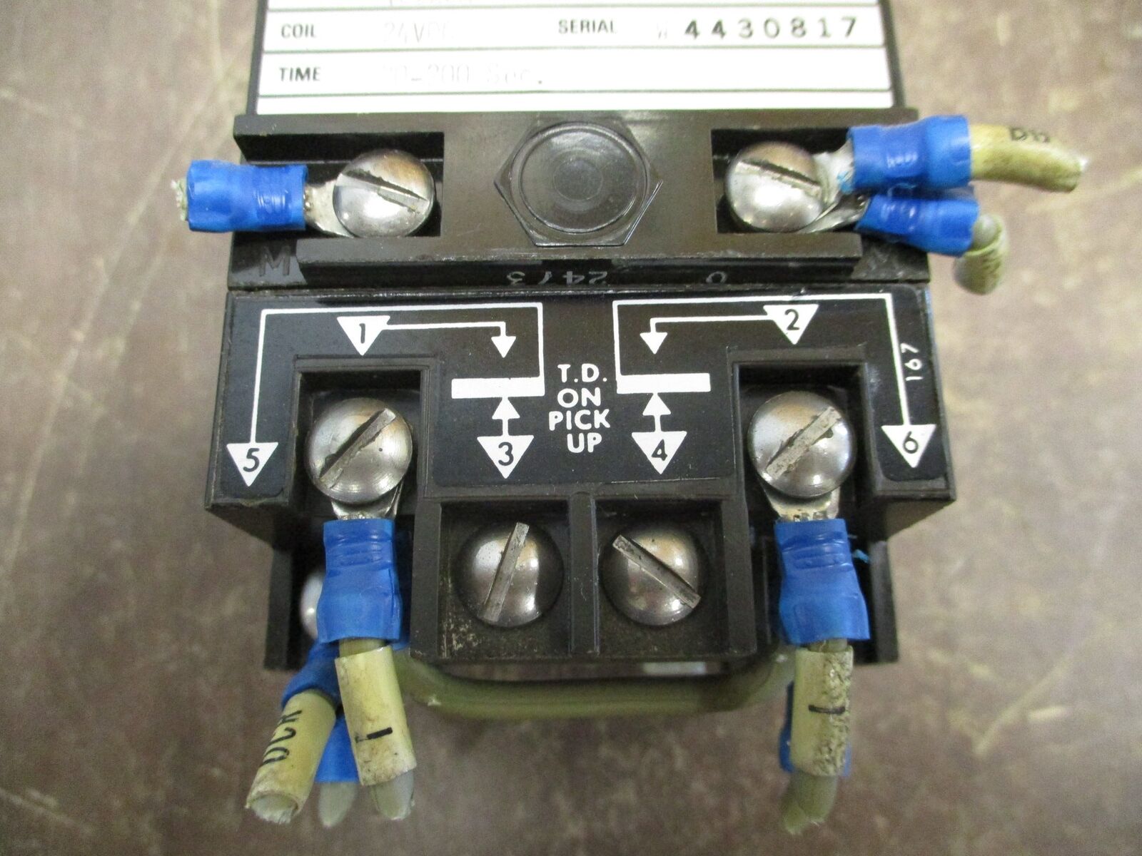 Agastat Timer 70120E 24VDC Coil Time: 20-200 Sec Used