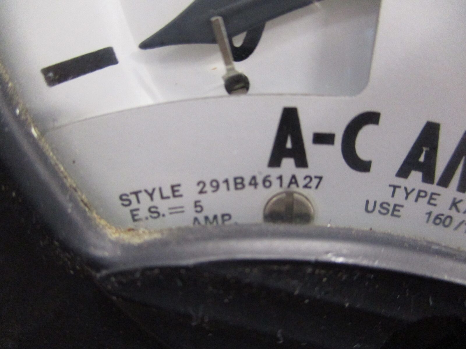 Westinghouse Type KA-241 AC Ammeter 291B461A27 Range: 0-800A 25-200Hz Used