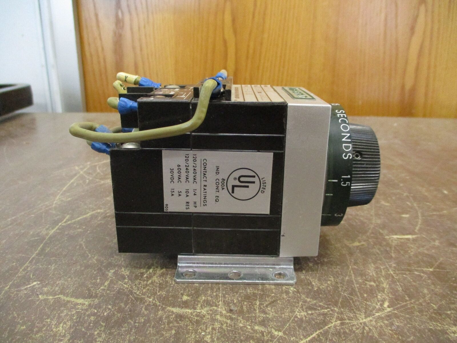 Agastat Timer 7012 AC 120V Coil Time: 1.5-15 Sec Used