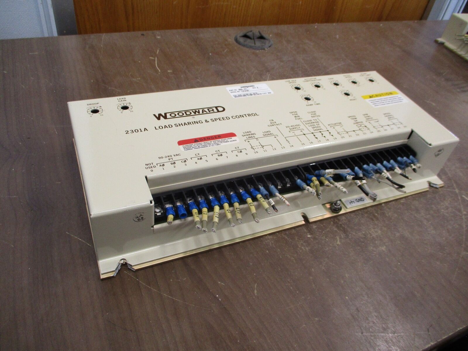 Woodward 2301A Load Sharing & Speed Control 9905-377 Rev. B Used