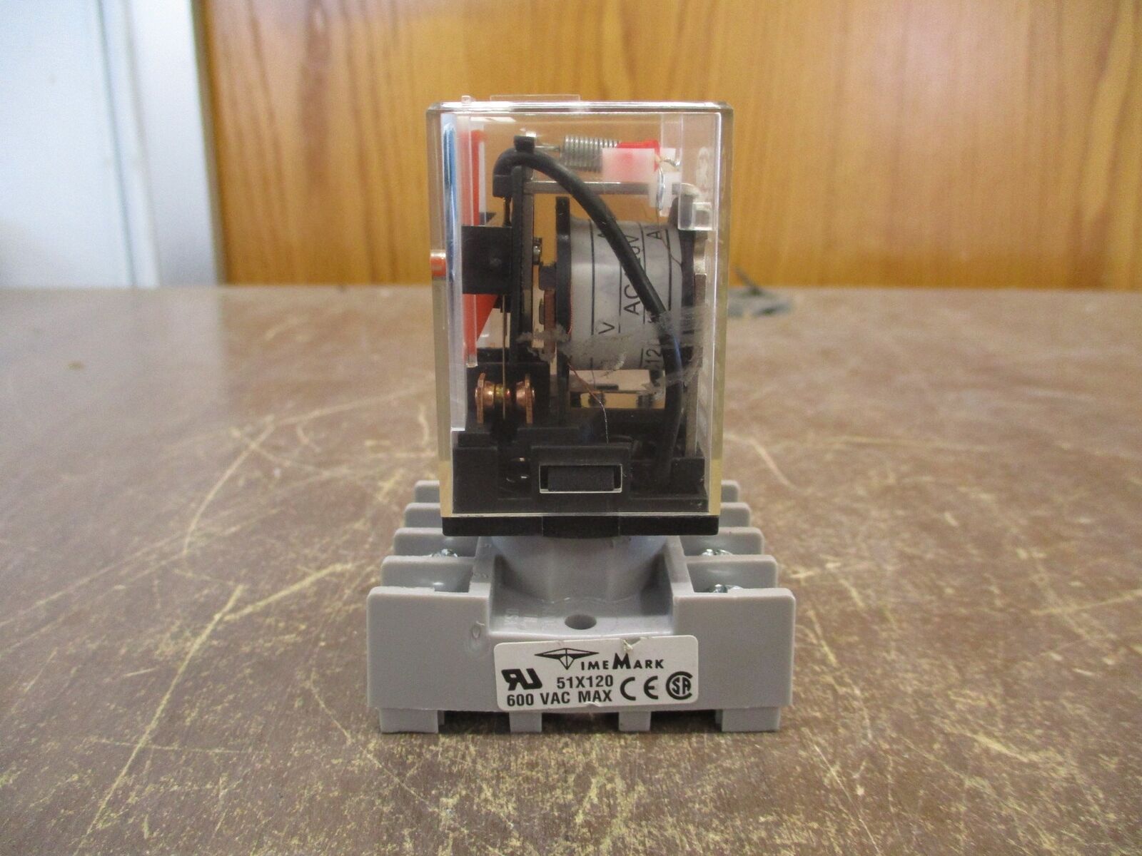 GE Relay CR420KPC022J 120V Coil w/ Base Used