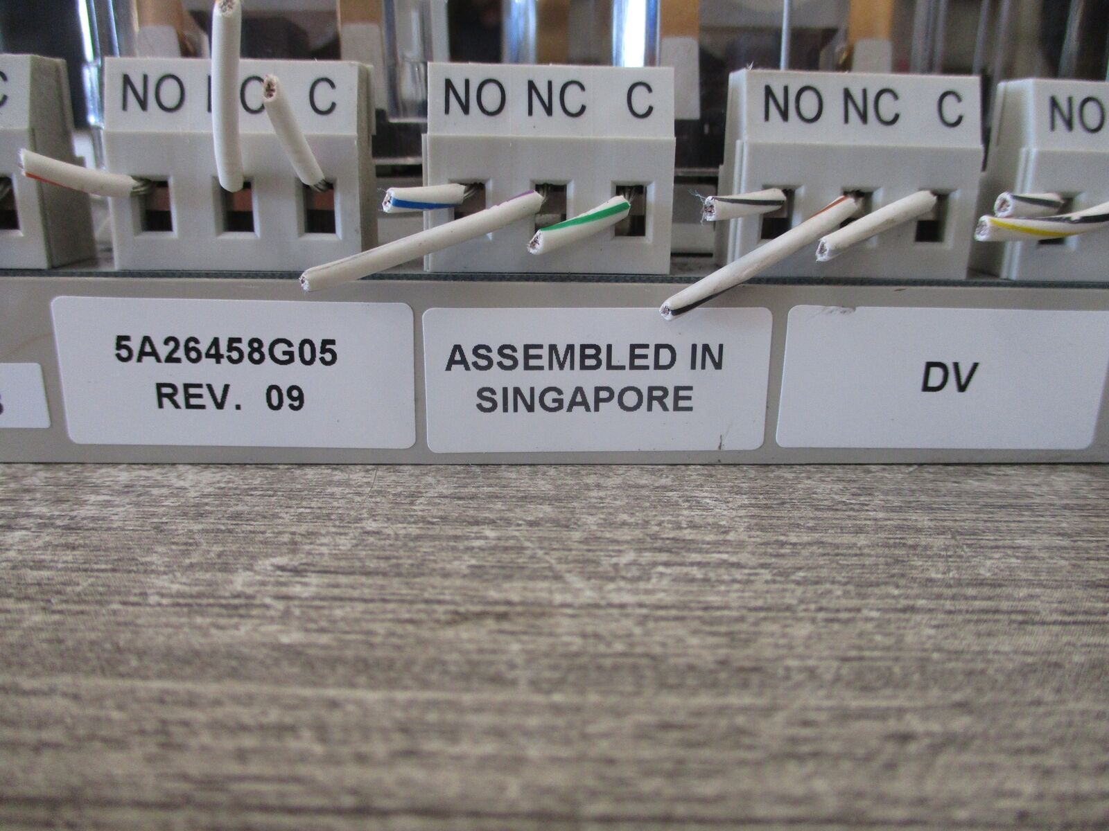 Emerson Ovation Relay Assembly 5A26458G05 Rev. 09 *Loose mount* *Broken Clip* Us