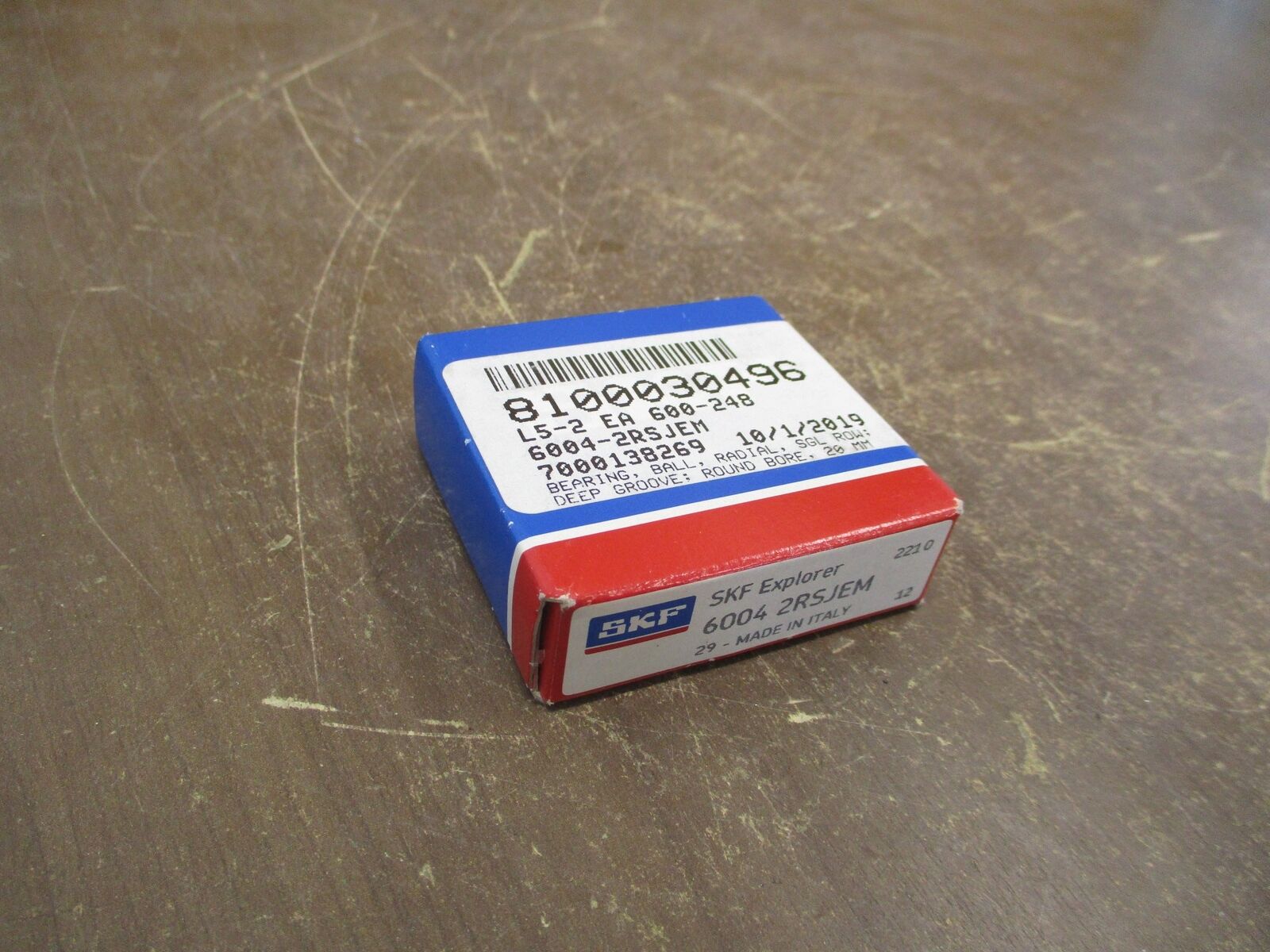 SKF Explorer Bearing 6004 2RSJEM New Surplus