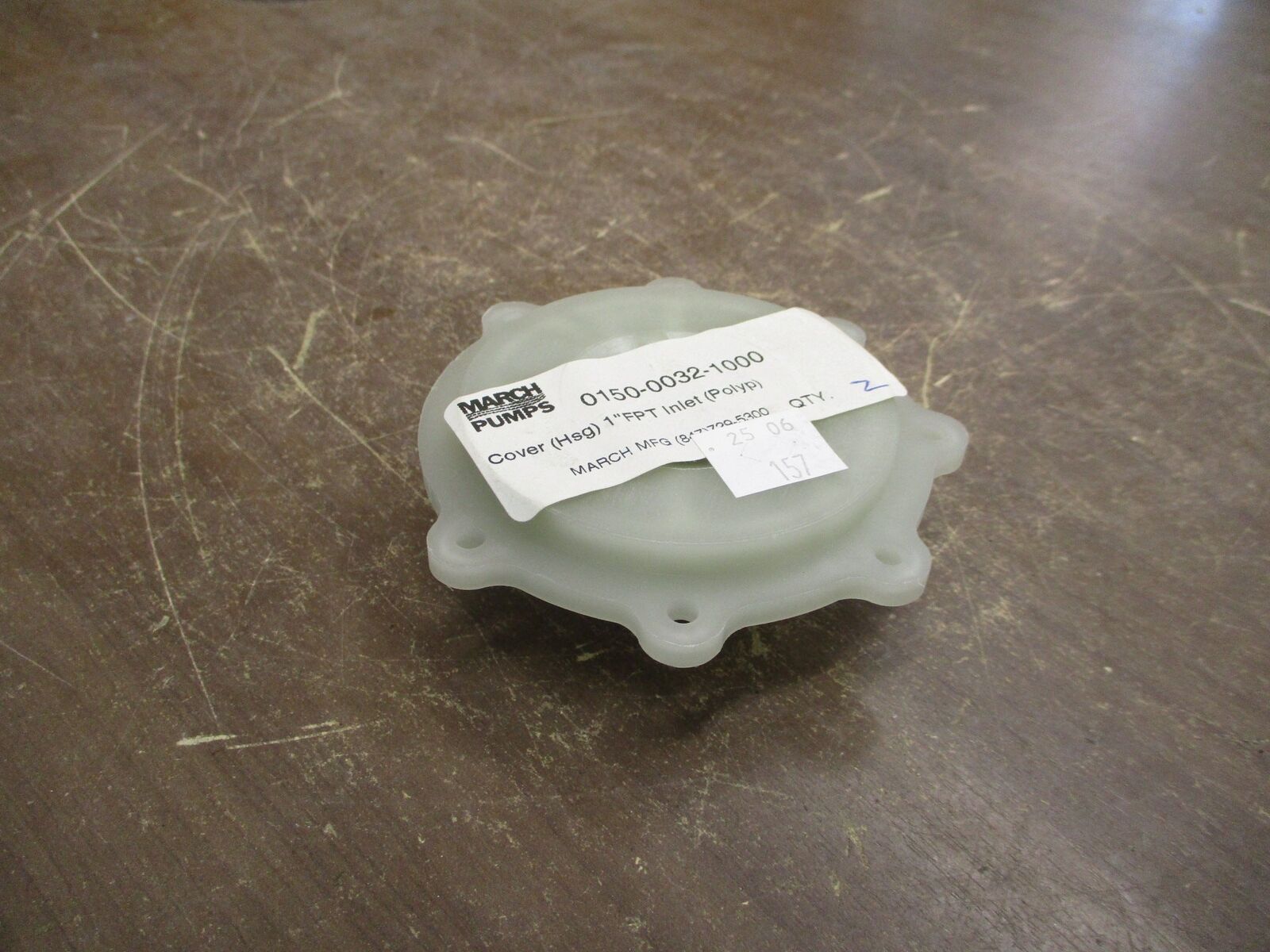 March 1" FPT Inlet Cover 0150-0032-1000 *No Box* New Surplus